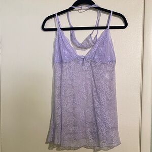 Linea Donatella Lilac Lace Chemise